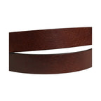 Dolce & Gabbana Brown Leather Logo Metal Buckle Men Belt