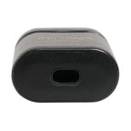 Dolce & Gabbana Black Calf Leather Logo Print Flip Holder Airpods Case