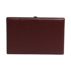 Dolce & Gabbana Brown Calfskin Leather Clutch Evening Women Purse Bag