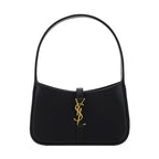 Saint Laurent Black Calf Leather Bos Taurus Shoulder Bag