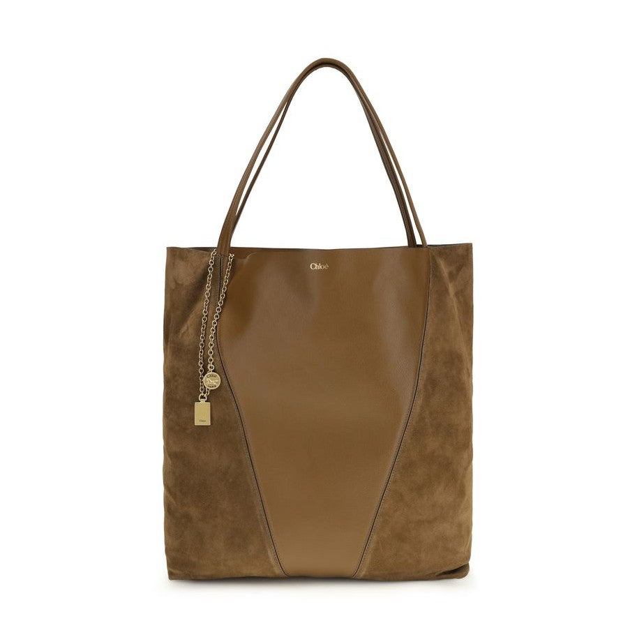 Chloé Brown Calf Leather Bos Taurus Shoulder Bag