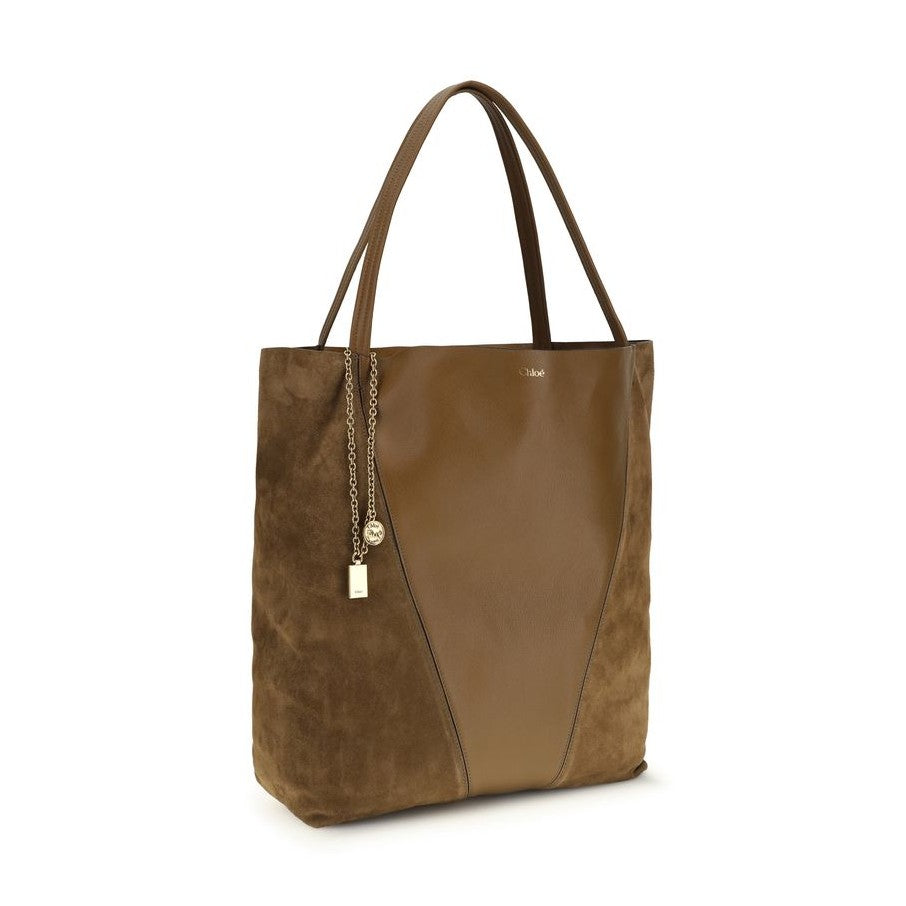 Chloé Brown Calf Leather Bos Taurus Shoulder Bag