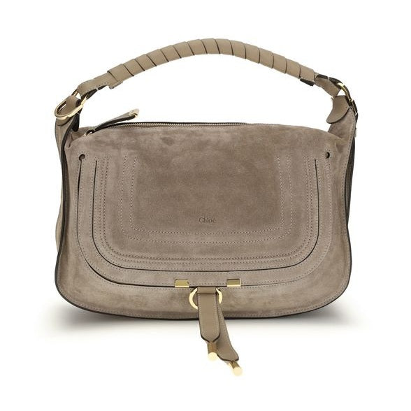 Chloé Beige Calf Leather Bos Taurus Shoulder Bag