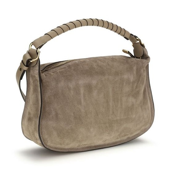 Chloé Beige Calf Leather Bos Taurus Shoulder Bag