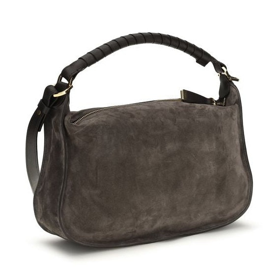 Chloé Brown Calf Leather Bos Taurus Shoulder Bag