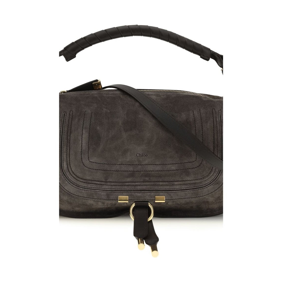 Chloé Brown Calf Leather Bos Taurus Shoulder Bag