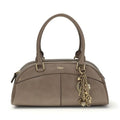 Chloé Gray Calf Leather Bos Taurus Handbag