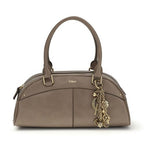 Chloé Gray Calf Leather Bos Taurus Handbag