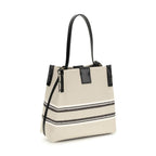Balmain Beige Cotton Shoulder Bag