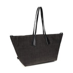 Balmain Black Raffia Shoulder Bag