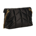 Saint Laurent Black Lamb Leather Shoulder Bag