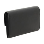 Saint Laurent Black Calf Leather Bos Taurus Wallet