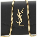 Saint Laurent Black Calf Leather Bos Taurus Wallet