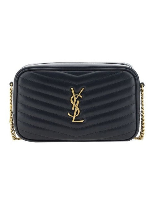 Saint Laurent Black Calf Leather Bos Taurus Shoulder Bag