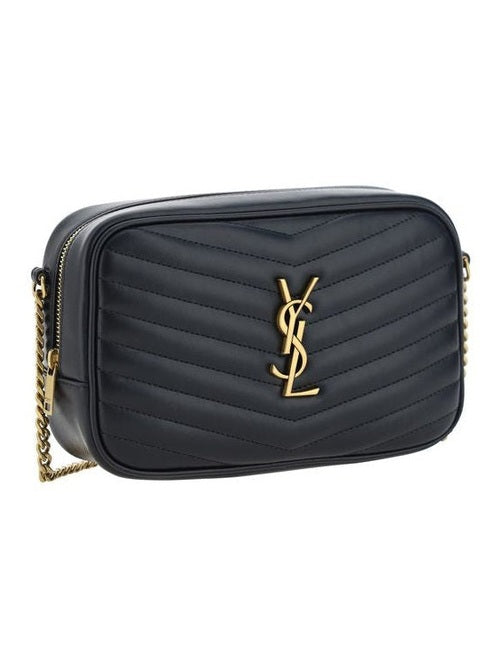 Saint Laurent Black Calf Leather Bos Taurus Shoulder Bag