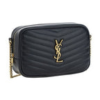 Saint Laurent Black Calf Leather Bos Taurus Shoulder Bag