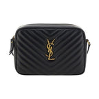 Saint Laurent Black Calf Leather Bos Taurus Shoulder Bag