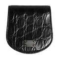 Dolce & Gabbana Black Exotic Skin Condom Case Holder Pocket Wallet