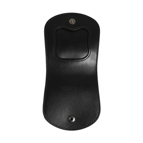 Dolce & Gabbana Black Exotic Skin Condom Case Holder Pocket Wallet