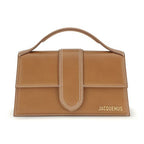 Jacquemus Brown Calf Leather Bos Taurus Handbag