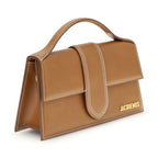 Jacquemus Brown Calf Leather Bos Taurus Handbag