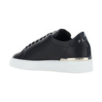 Philipp Plein Black Calf Leather Bos Taurus Low Top Sneakers