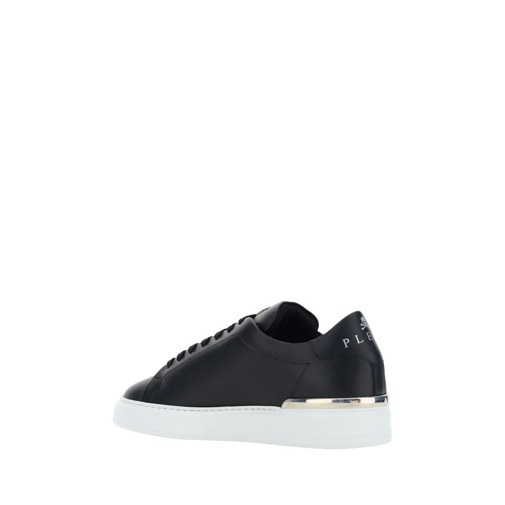 Philipp Plein Black Rubber Low Top Sneakers