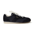Prada Blue Calf Leather Bos Taurus Athletic Sneakers