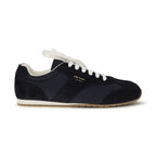 Prada Blue Calf Leather Bos Taurus Athletic Sneakers