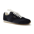 Prada Blue Calf Leather Bos Taurus Athletic Sneakers
