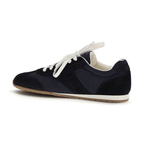 Prada Blue Calf Leather Bos Taurus Athletic Sneakers