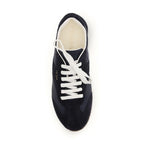 Prada Blue Calf Leather Bos Taurus Athletic Sneakers