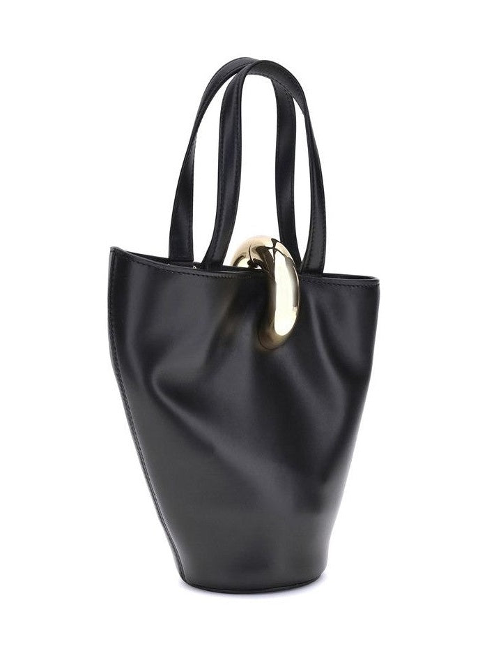 Jacquemus Black Calf Leather Bos Taurus Shoulder Bag