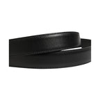 Dolce & Gabbana Men Black Classic Leather Metal Buckle Belt