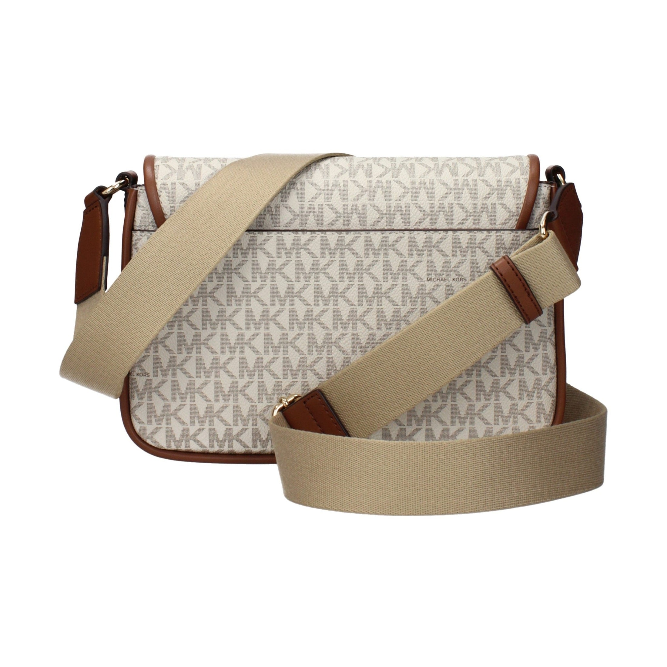 Michael Kors Beige Fabric Crossbody Bag