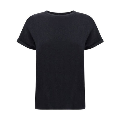 Brunello Cucinelli Black Nylon T-Shirt