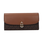 Michael Kors Brown Fabric Wallet