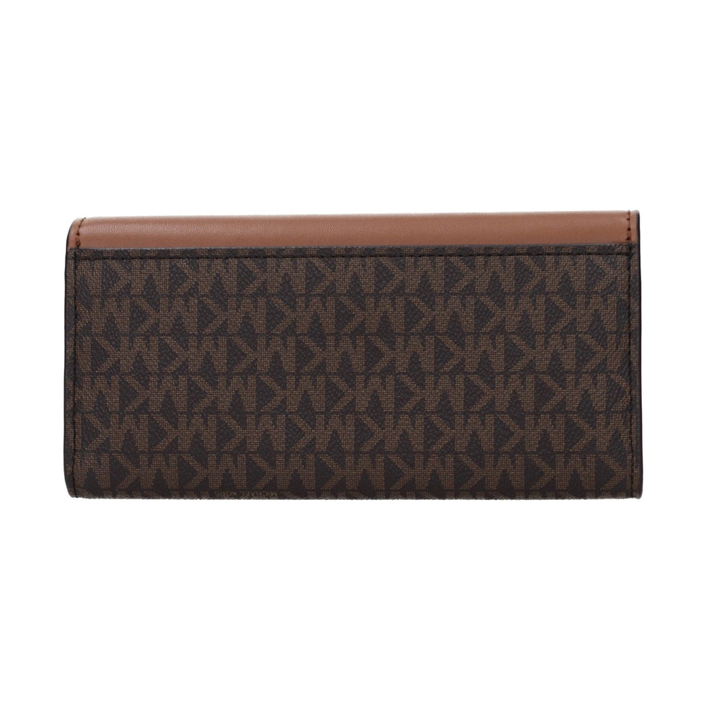 Michael Kors Brown Fabric Wallet