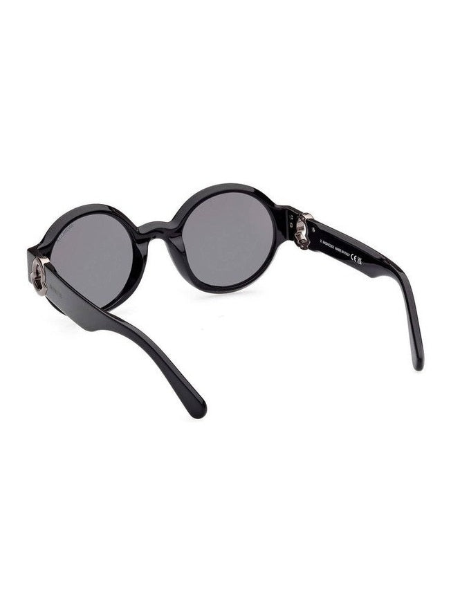 Moncler Black Pantografato Women Sunglasses
