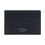 Ferragamo Black Calf Leather Bos Taurus Wallet
