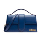 Jacquemus Dark NavyLeather Le Grand Bambino Handbag