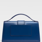 Jacquemus Dark NavyLeather Le Grand Bambino Handbag