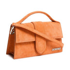Jacquemus Terracotta Leather Le Grand Bambino Handbag