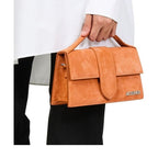 Jacquemus Terracotta Leather Le Grand Bambino Handbag