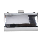 Jimmy Choo Gray Leather Clutch Bag