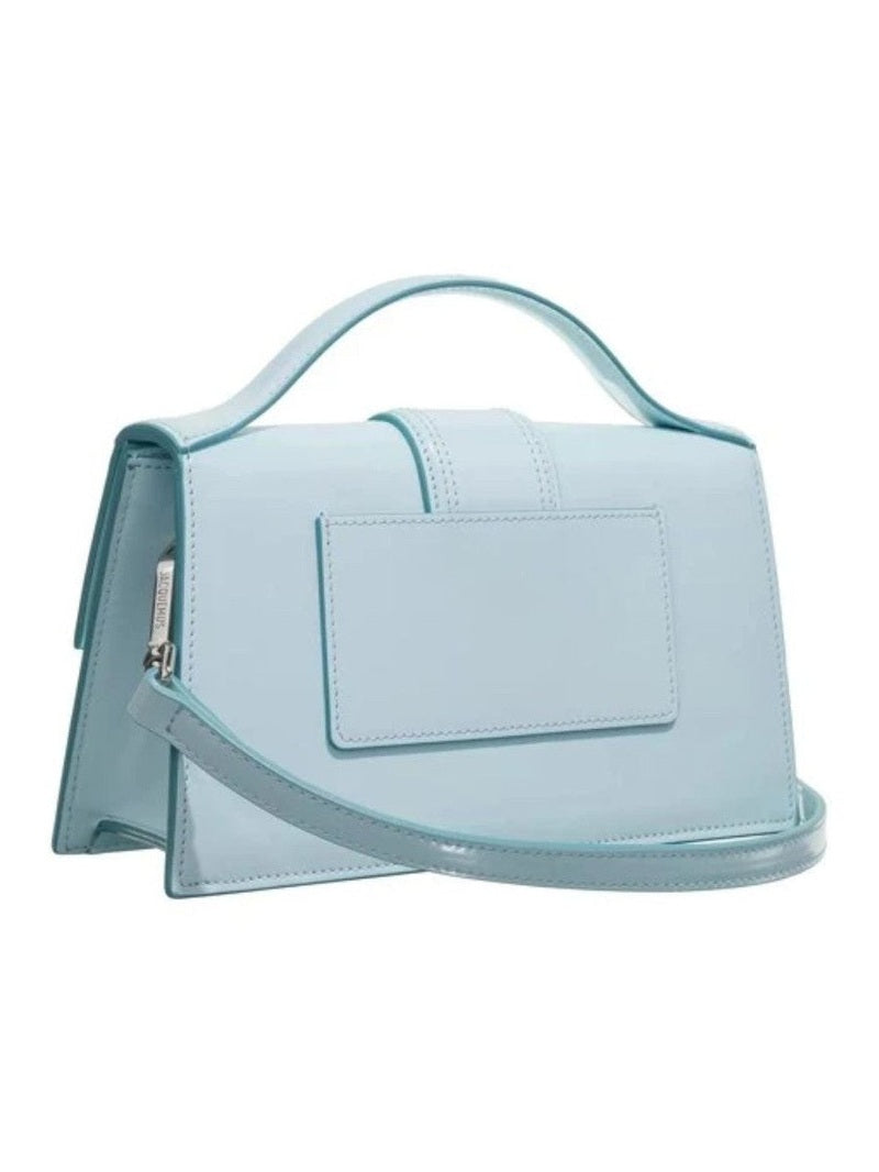 Jacquemus Pale blue Leather Le Grand Bambino Handbag