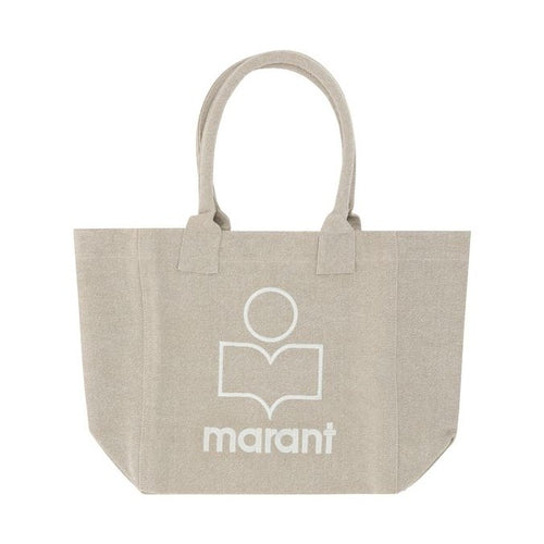 Isabel Marant Beige Cotton Shoulder Bag