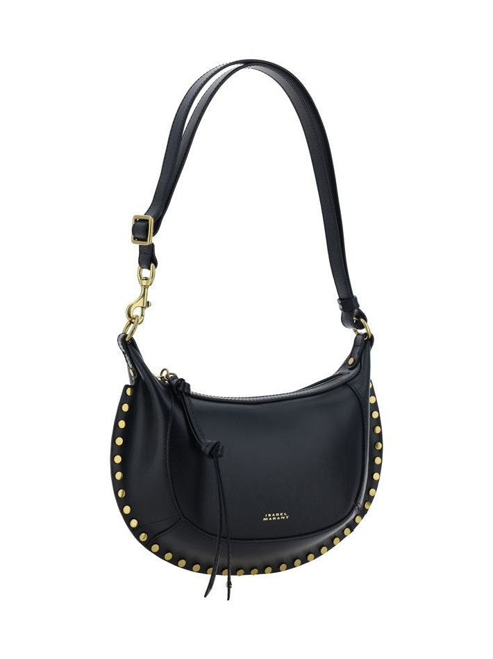 Isabel Marant Black Calf Leather Bos Taurus Shoulder Bag