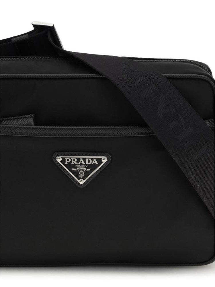 Prada Black Recycled Polyamide Shoulder Bag