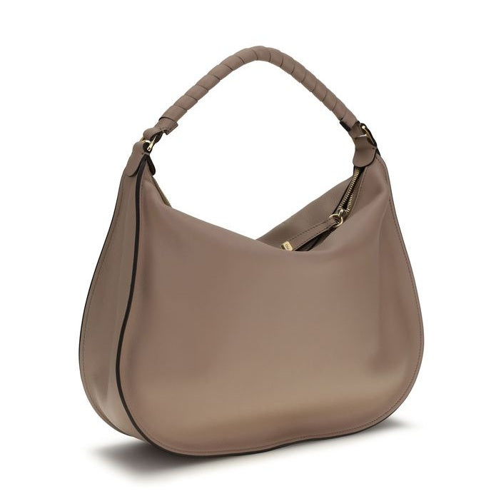 Chloé Beige Calf Leather Bos Taurus Shoulder Bag